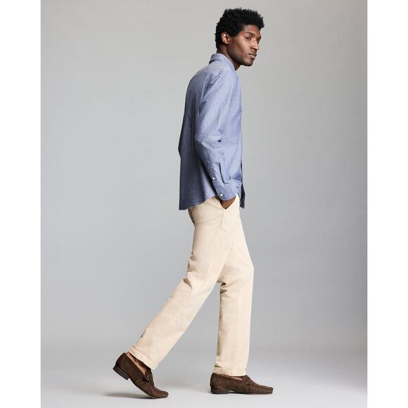 Billy Reid MSL 1-Pocket Detail Blue Cotton Button Down Shirt, Size Small - Picture 12 of 13